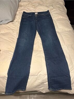 Hudson Jeans Women's Dark Blue Wide Leg Flare Jeans